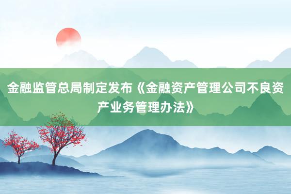 金融监管总局制定发布《金融资产管理公司不良资产业务管理办法》